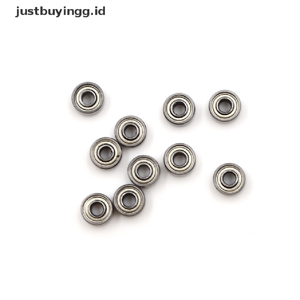 (Justbuyingg.Id) 10pcs Bearing 693zz Bahan Carbon Steel Ukuran 3x8 X 4mm