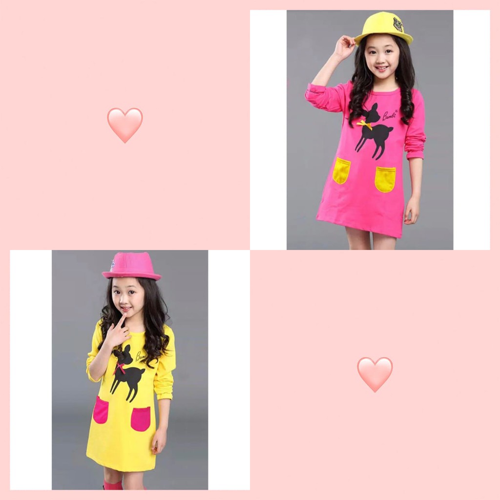 baju anak perempuan/tunik anak perempuan lucu umur 1-9 tahun