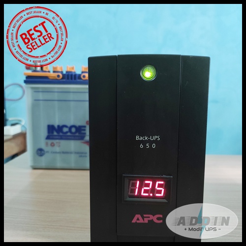 Ups Modif AKI External APC Back-UPS 650VA 12Volt  Garansi 1 Bulan