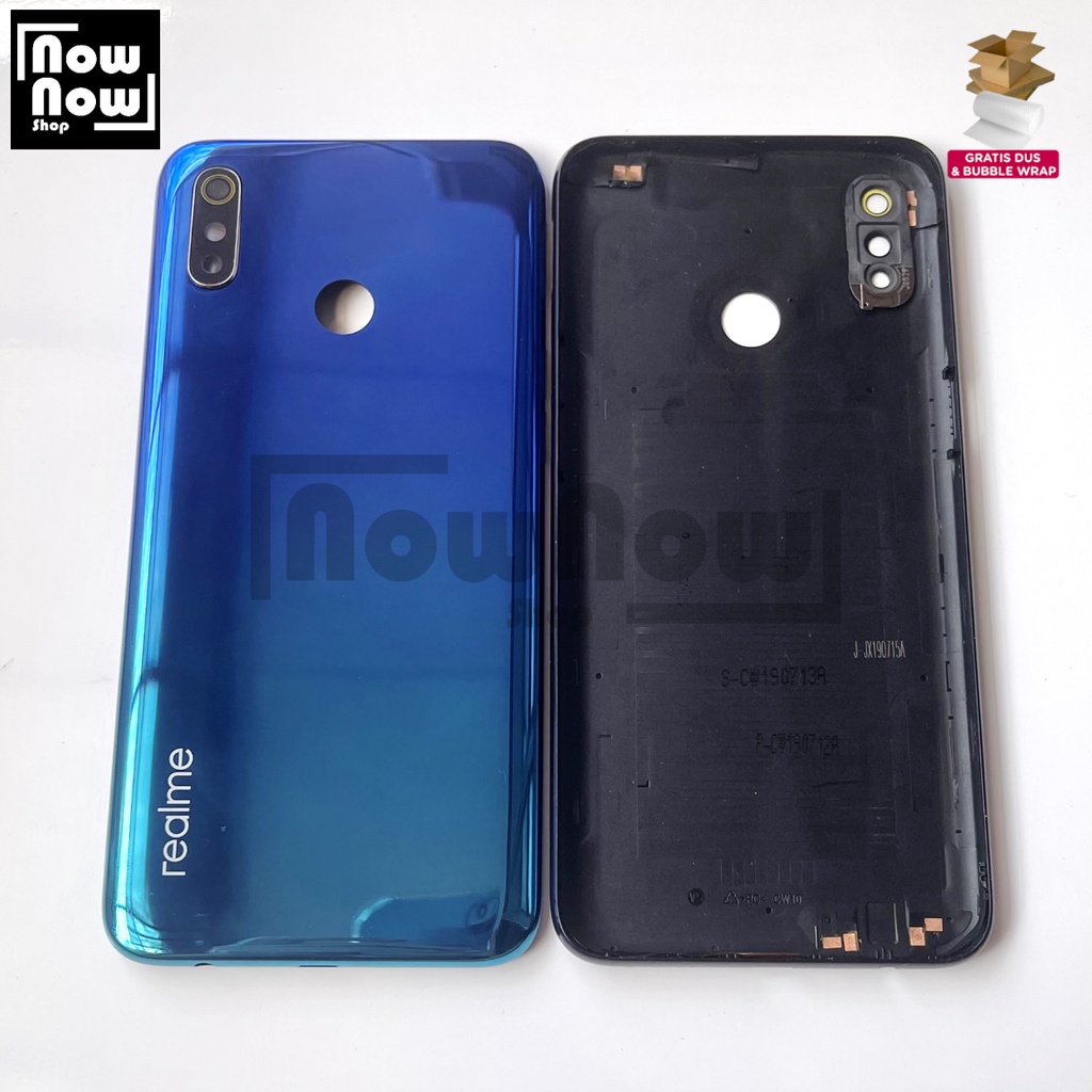 Backdoor Tutup Belakang Baterai Backcover Back Casing Housing Realme 3 RMX1825 RMX1821 1821 Cover Belakang