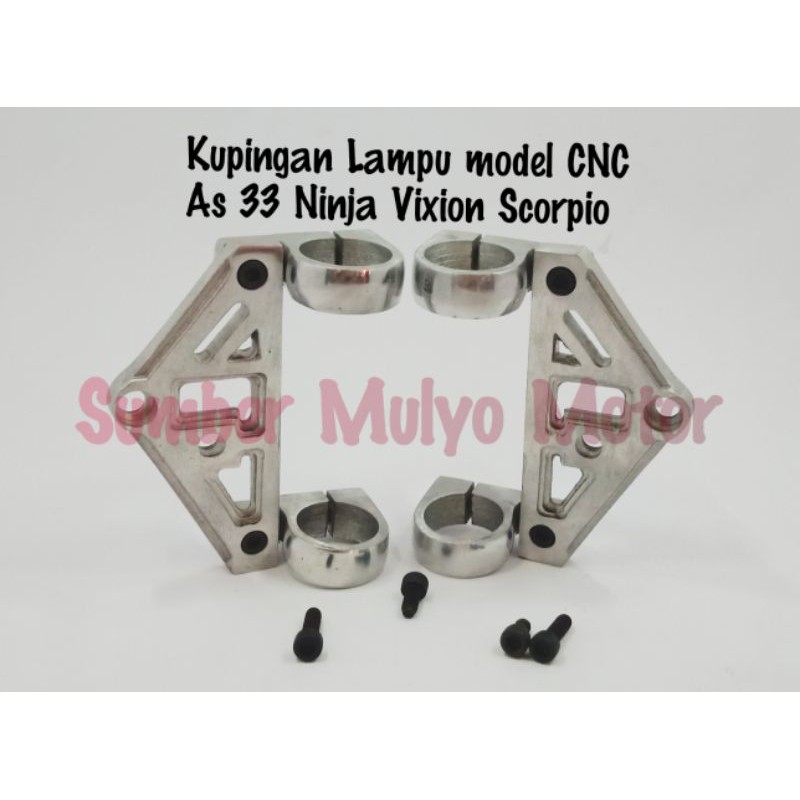 kupingan Lampu depan model CNC As 33