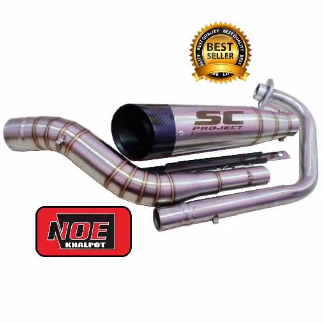 KNALPOT RACING SC PROJECT KNALPOT VIXION CBR GSX R15 SONIC