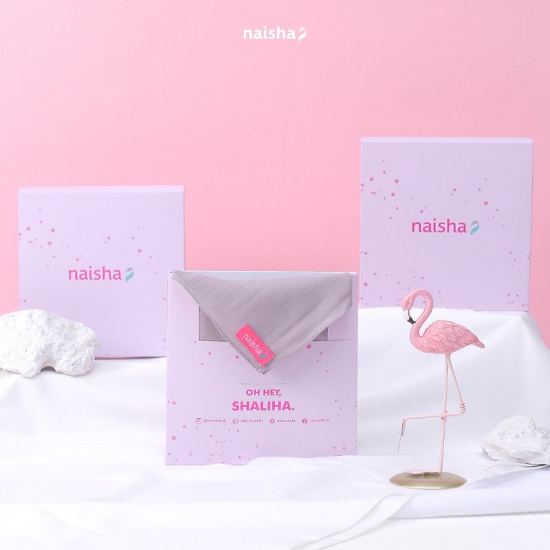 box khimar packaging jilbab naisha official