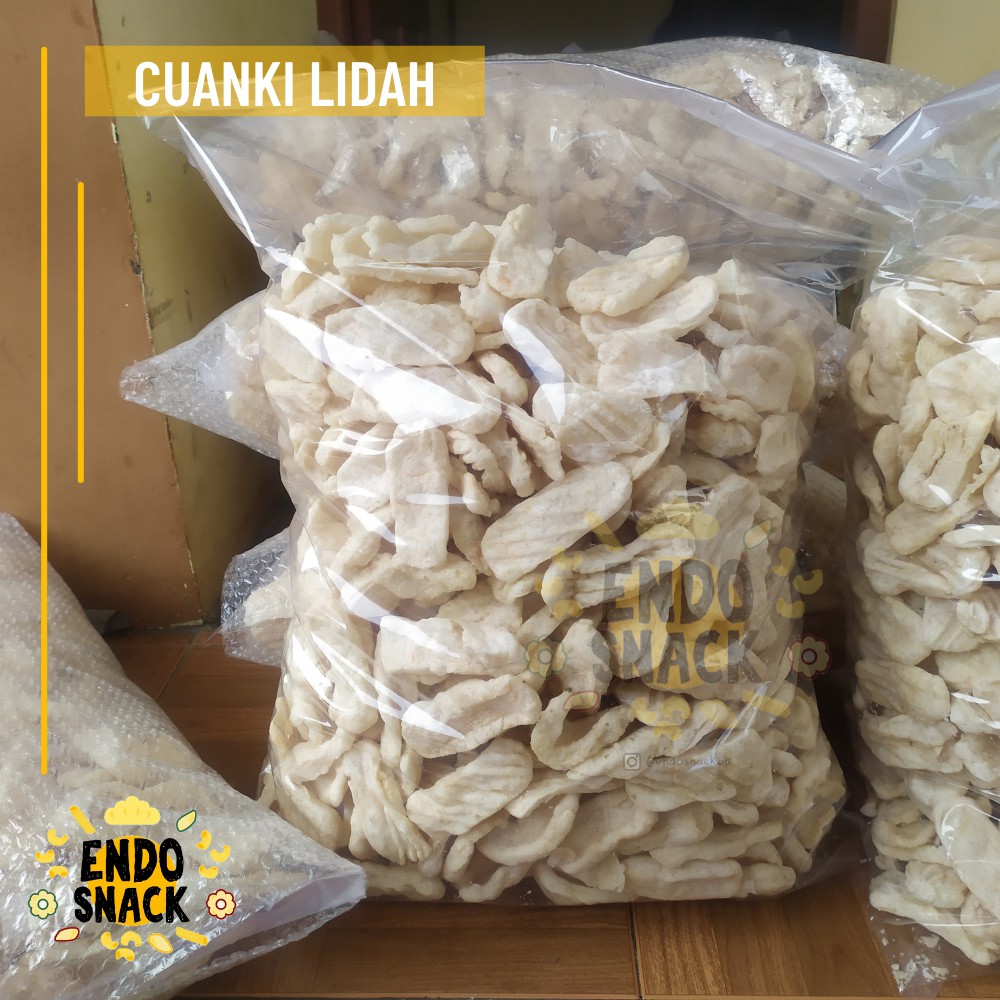 500 Pcs CUANKI LIDAH 1 Bal Cuanki Batagor Khas Garut Pelengkap Baso Aci, Seblak, Mie Instan