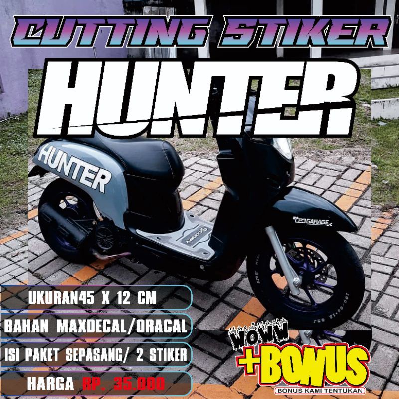 

cutting stiker HUNTER