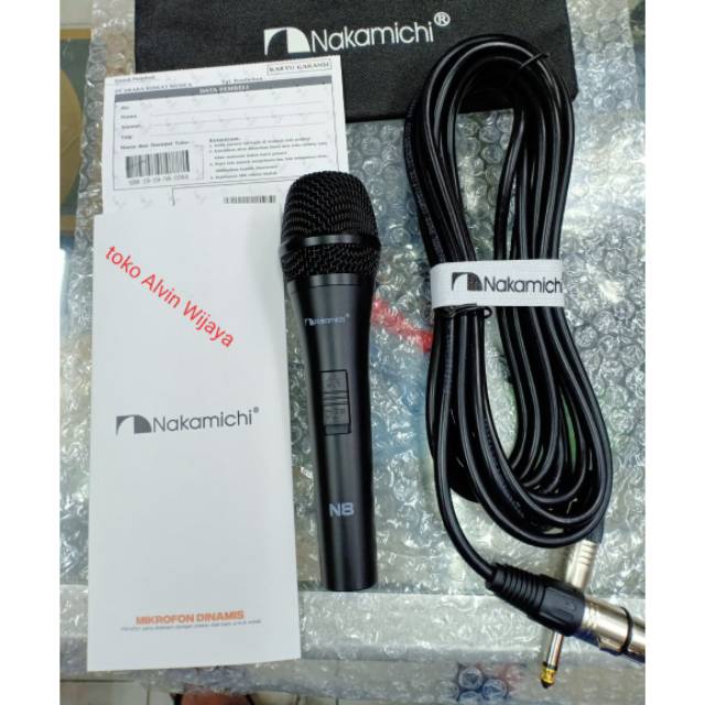 Mic kabel Nakamichi N8 mic profesional vocal