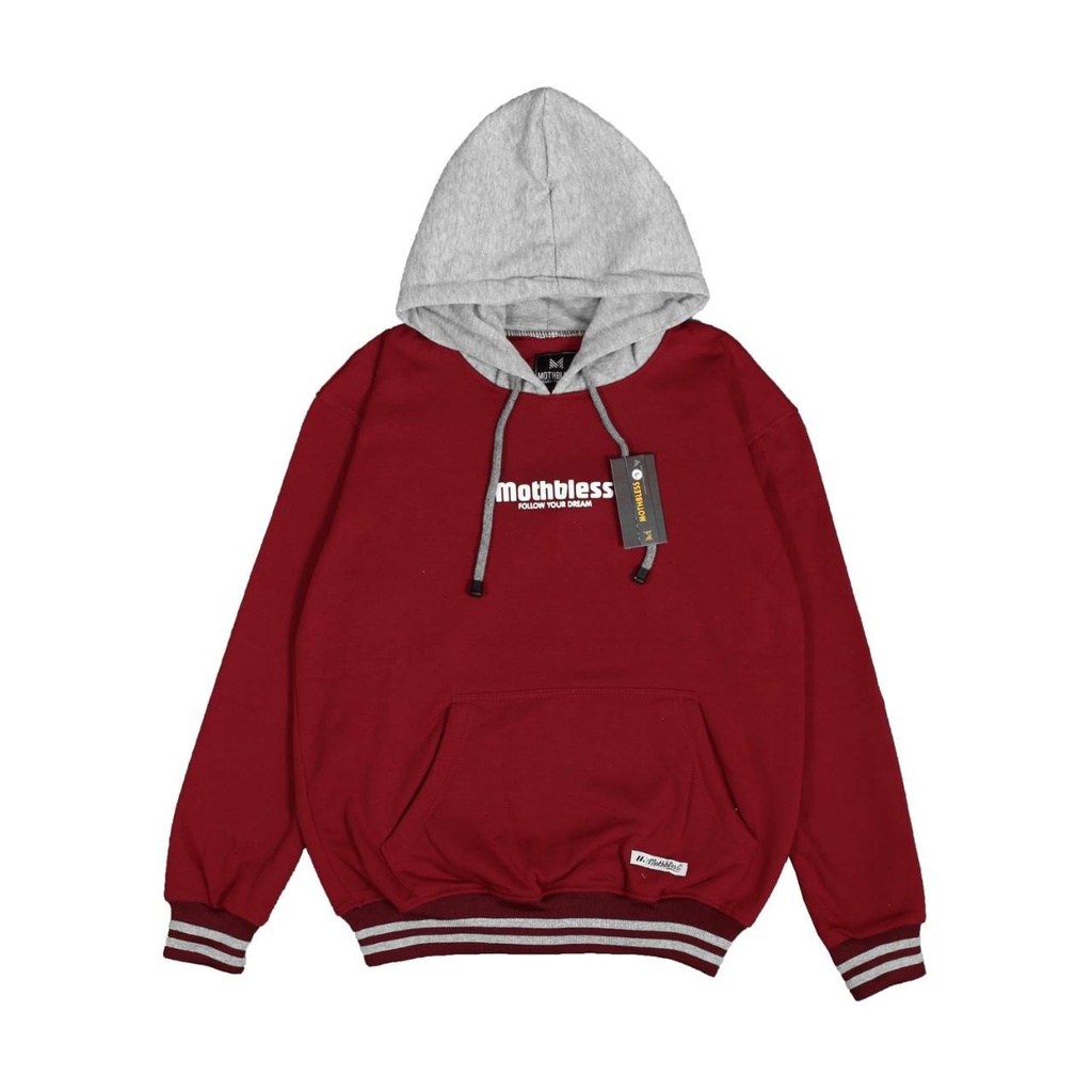 Jaket Sweater Hoodie MOTHBLESS TRESS – Edition Fashion Trendy Casual Pria Good Brand Quality Stylish