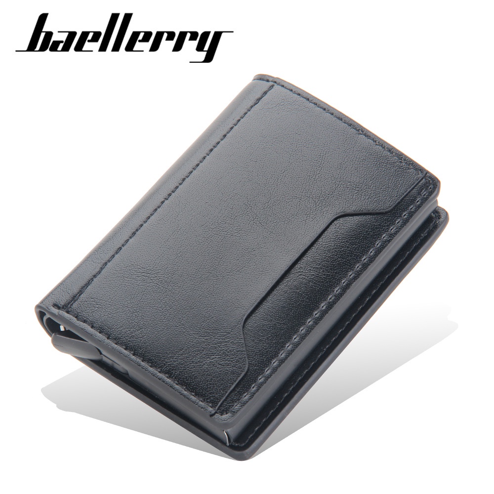 ORIGINAL BAELLERRY DOMPET KARTU LONTAR RFID K9140 DOMPET ANTI RIBET KUALITAS PREMIUM