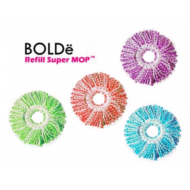 Tongkat Set Super MOP Refill Kain Pel Handle Set Supermop Bolde Kain Pel Bolde Tongkat Pel Murah