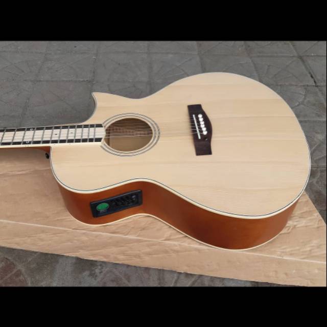 Gitar akustik elektrik tuner belcat model cort handmade