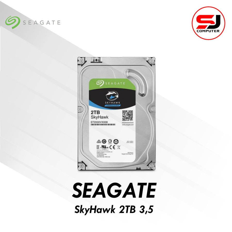 Seagate Skyhawk HDD 3.5&quot; 2TB Hardisk Internal CCTV