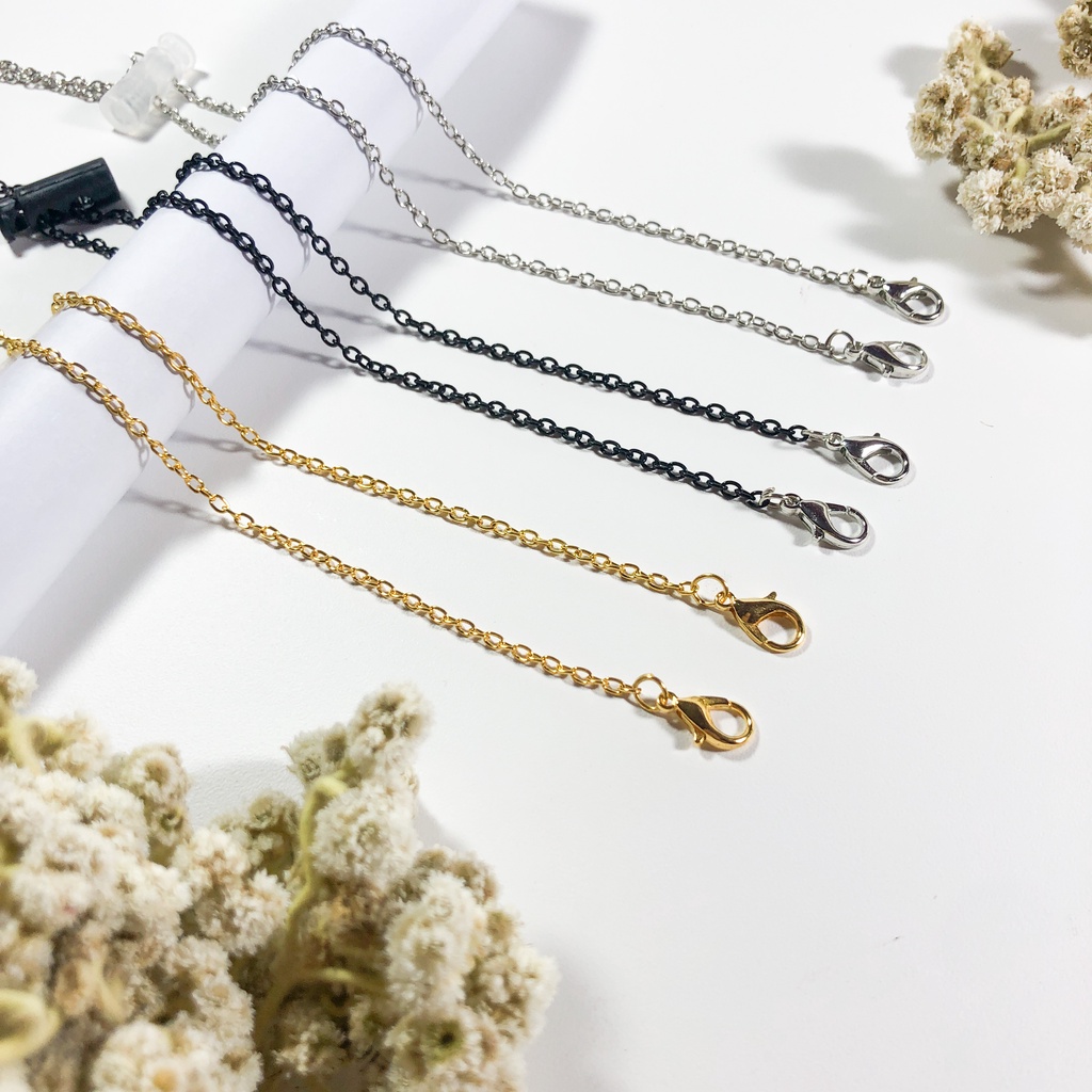 Strap Masker Rantai Hijab Konektor Masker Rantai Kalung Masker Rantai Stopper