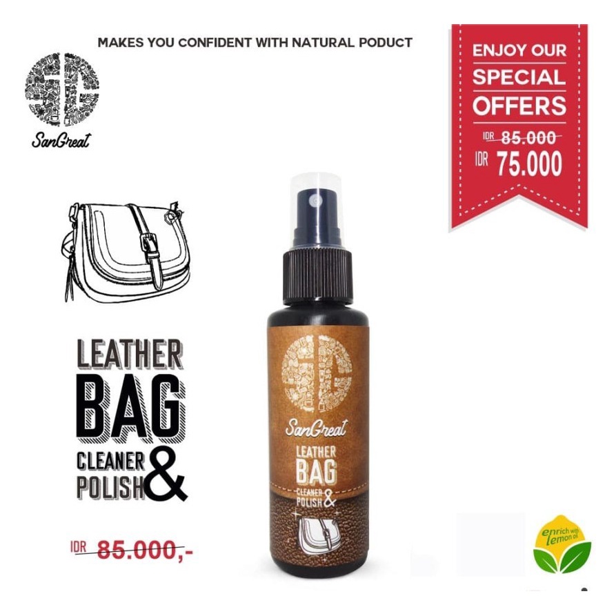 Pembersih Tas kulit, Leather bag cleaner and polish, leather polish , leather bag conditioner leather bag care, pembersih tas kulit asli 100ml