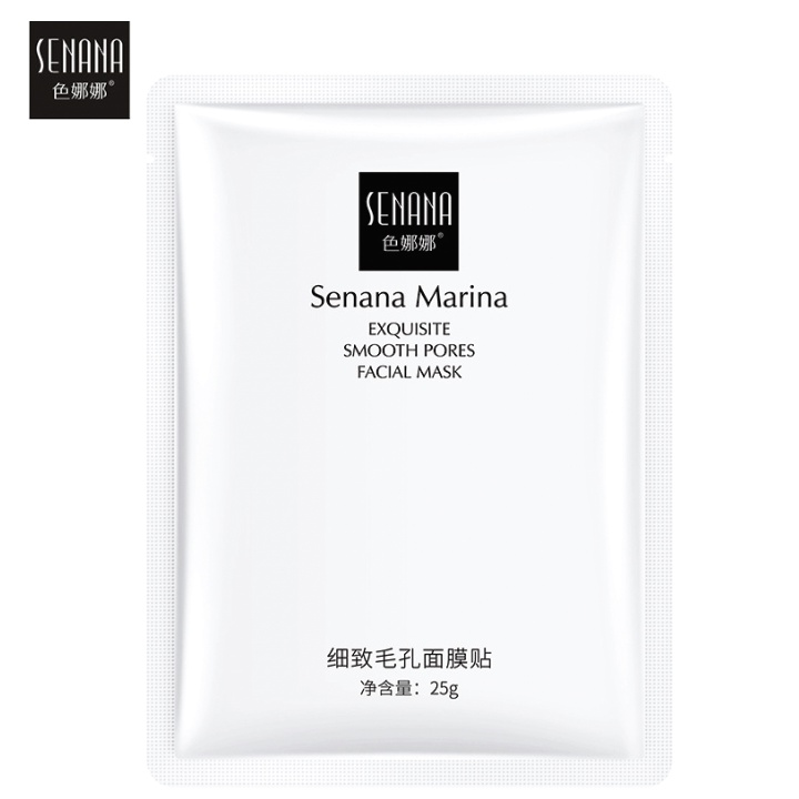 SENANA White Smooth Pores Masker Wajah Sheet Mask Skin BQ041