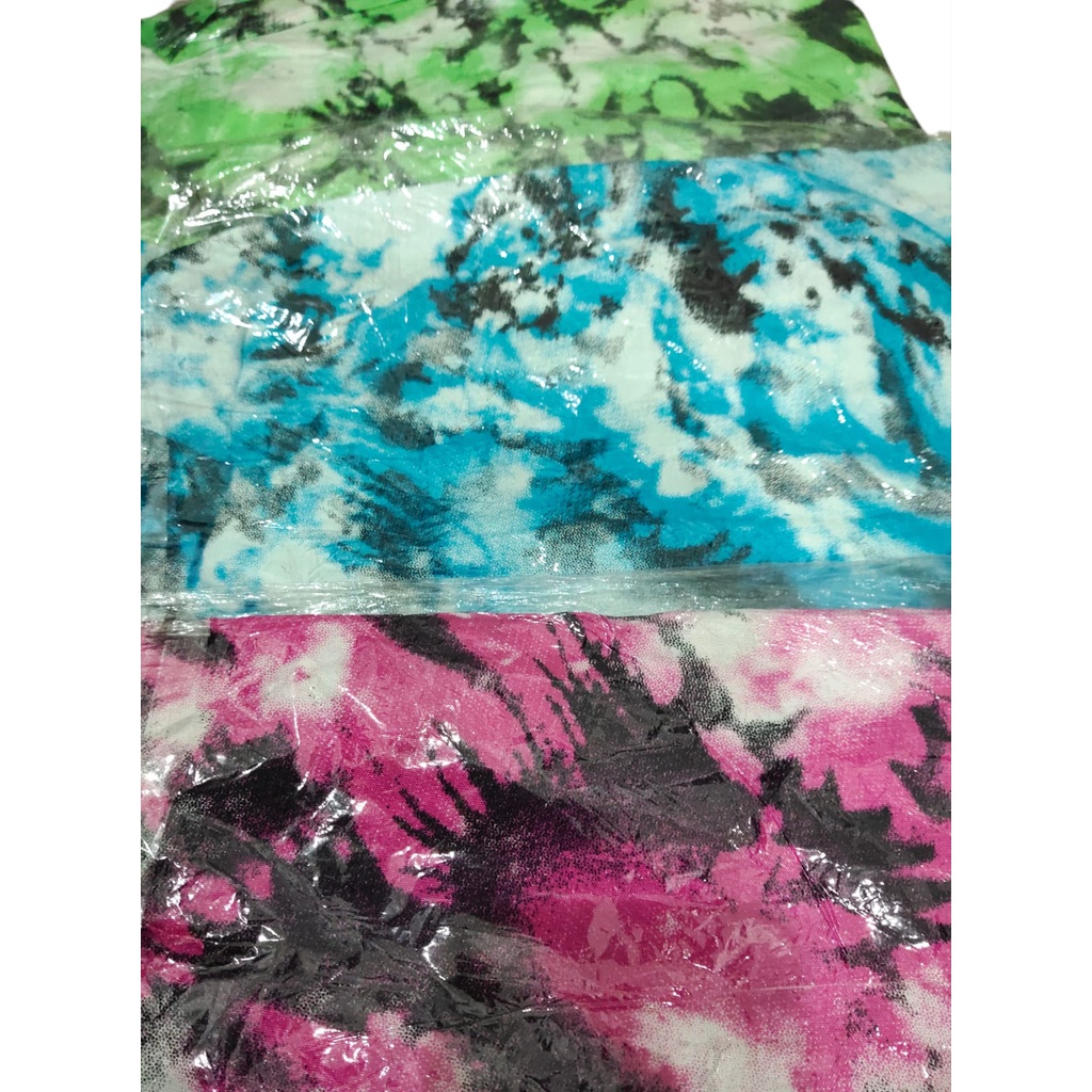 Kaos Baju Atasan Pria Wanita Bali Motif  Tie Die XL Abstrak