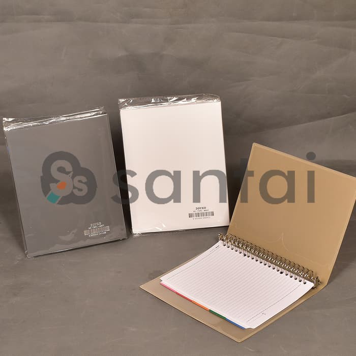 Binder Polos - Binder Plastik - Binder Loose Leaf Binder File Kecil (A5) Produk Terbaik