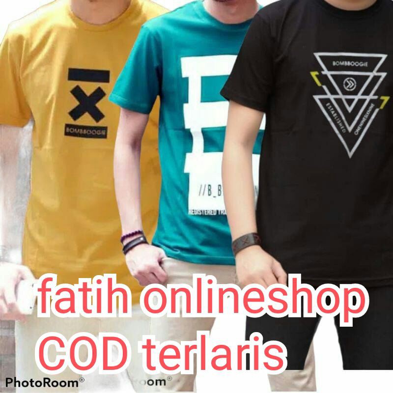 kaos pria-kaos bombogie-kaos distro-kaos