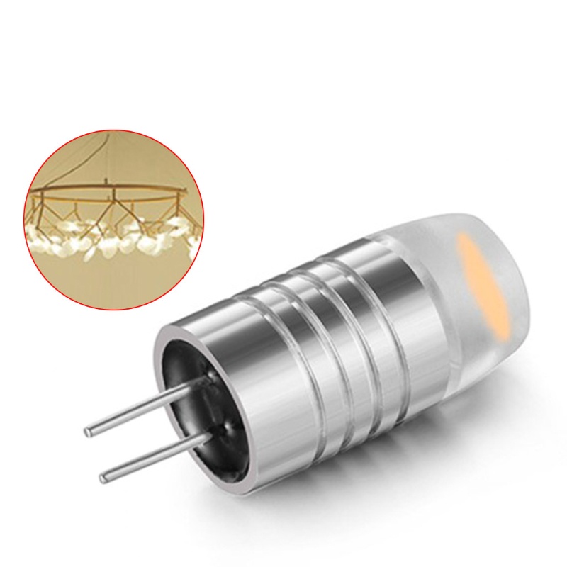 Btsg 1Pc Lampu Bohlam LED COB G4 Mini 1.5W DC 12V Bahan Aluminum Untuk Chandelier