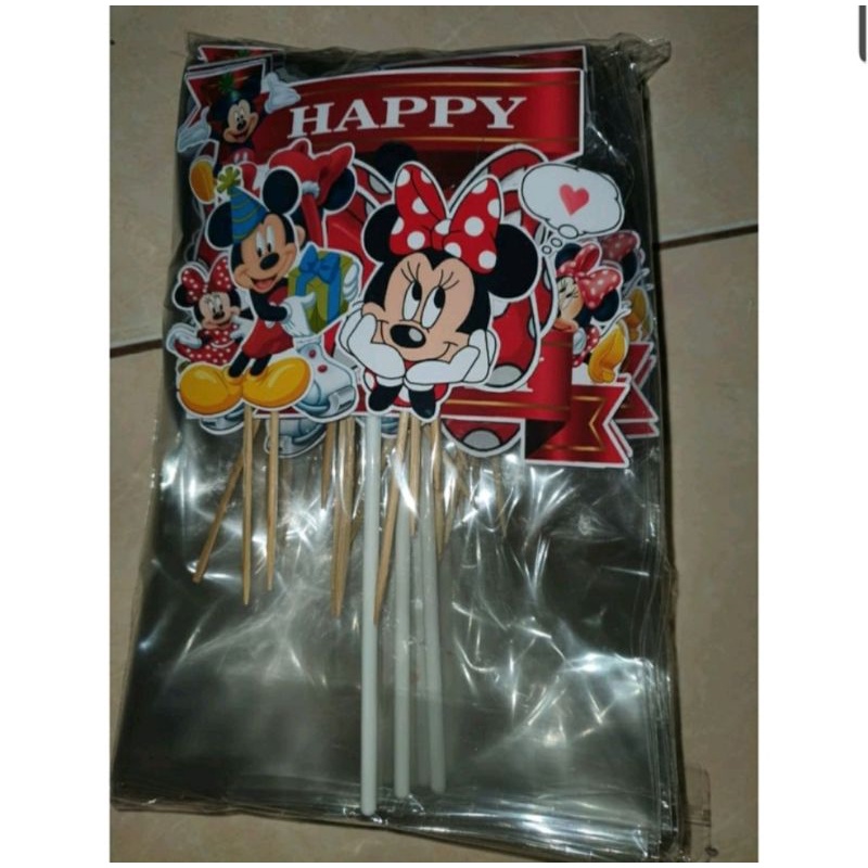 Topper cake mickey mouse/minnie mouse