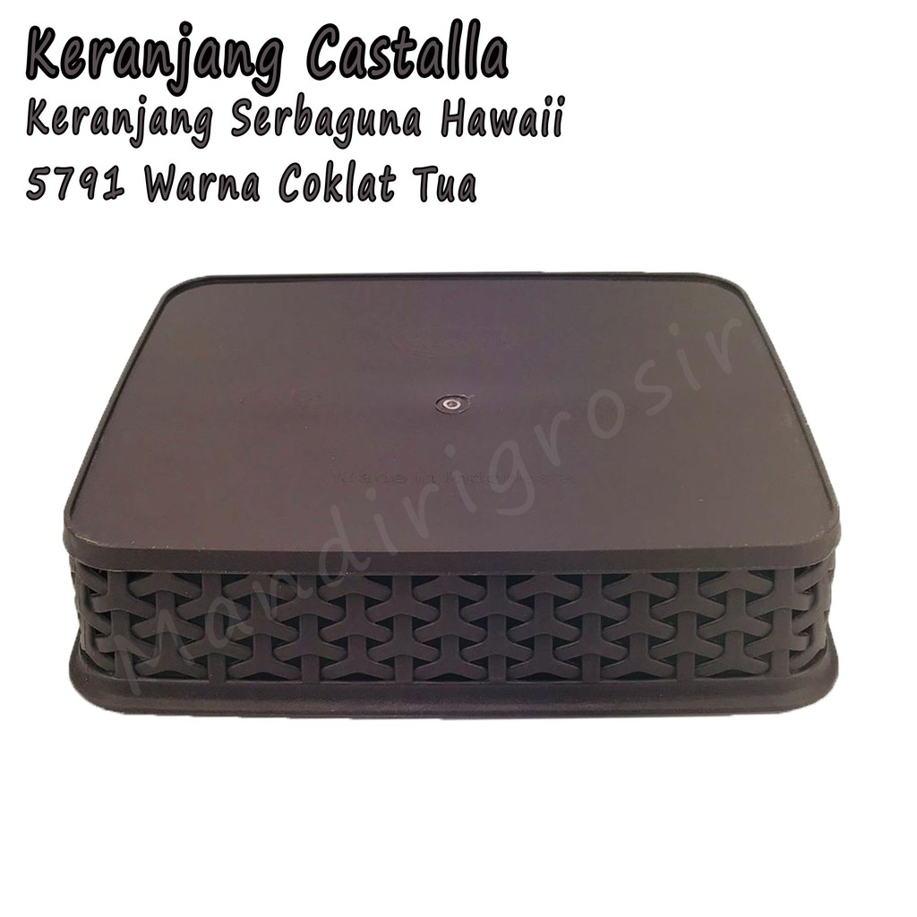 Keranjang * Castalla * Hawaii 5791 * Serbaguna * Coklat tua