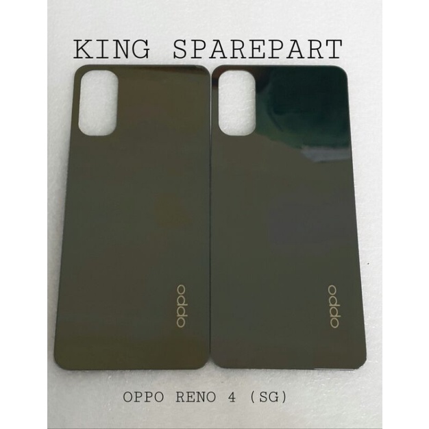 BACKDOOR BACKCOVER TUTUP BELAKANG CASING OPPO RENO 4F 5G ORIGINAL