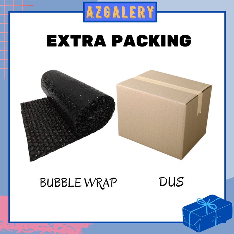 Packing Tambahan Untuk Keamanan Paket Bubble Wrap dan BOX Kardus