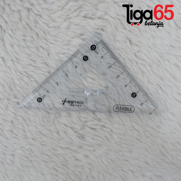 365 PENGGARIS SET 20CM #40910 Paket Penggaris / Penggaris Set Plastik 20cm 5in1 Extetik