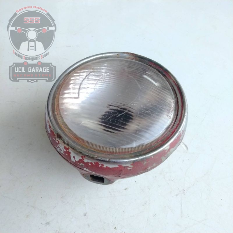 BATOK REFLEKTOR YAMAHA L2G L2SUPER YB100 HEADLAMP L2G YB100 BATOK LAMPU DEPAN L2G SEKEN ORIGINAL