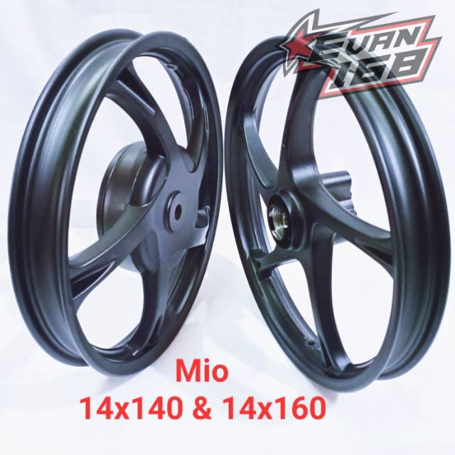 Velg Racing VROSSI Macho Mio Ring 14 Black Doff P5