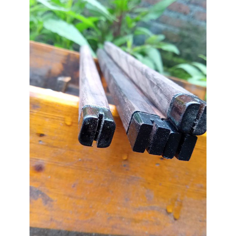 tangkringan burung Lovebird kotak sonokeling premium 1 pasang