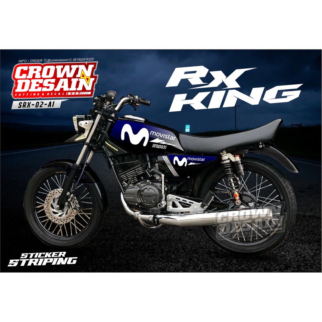 Striping Sticker Motor RX King - Stiker List Striping Variasi Yamaha RX King - Sticker Rx King