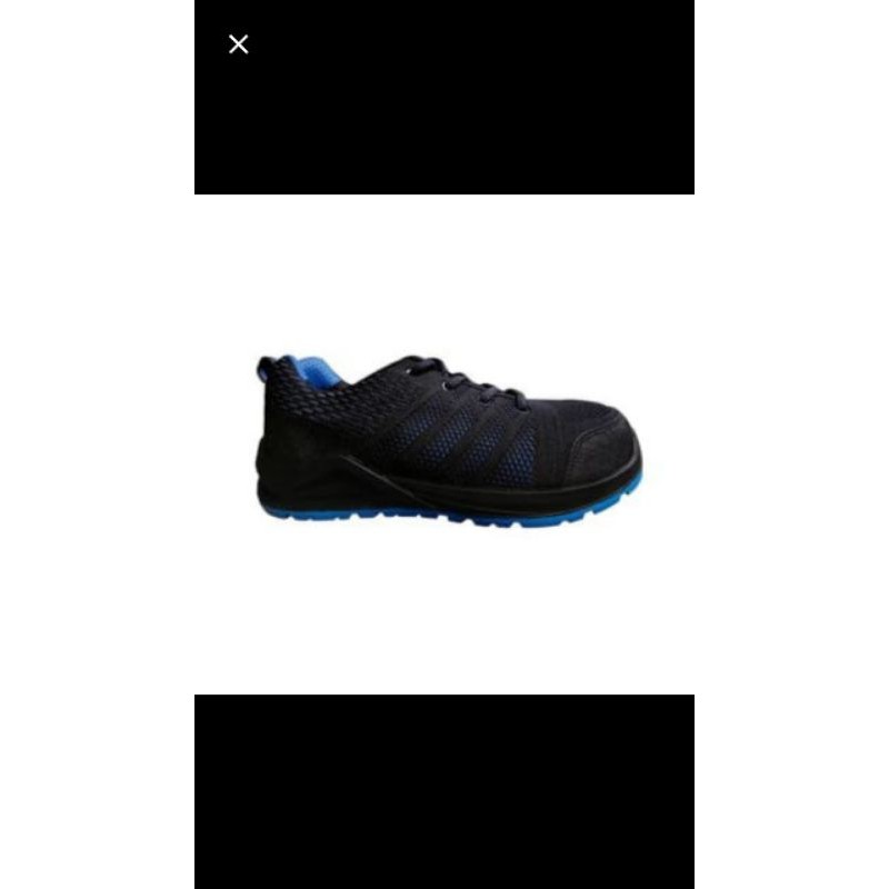 Krisbow Sepatu Pengaman Auxo Ukuran 40-44 - Hitam/Biru