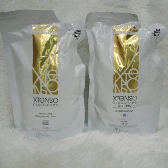 Loreal smoothing sachet 125ml  1pasang