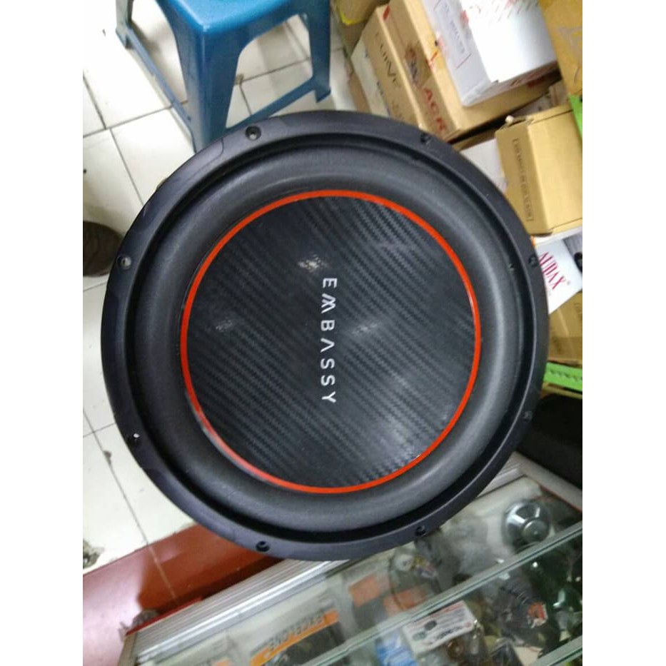 Hot Promo subwoofer 12" embassy ES-304S / ES 304S single coil