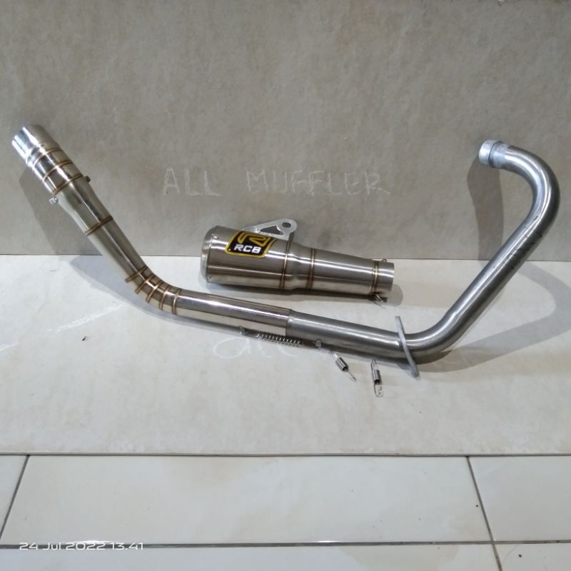 Knalpot Racing RCB Capsul Bison Fullset