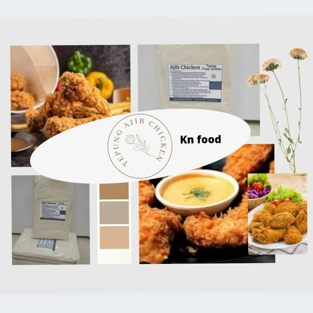 

Tepung Kentuky Ayam / Fried Chicken - 1kg SIAP PAKAI