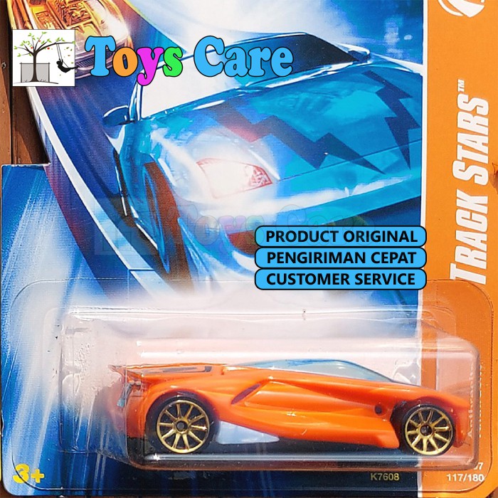 HOTWHEELS ANTHRACITE 2007 ORANGE - TRACK STARS ACES JAGO BALAP RACE TRACK STARS ORIGINAL PROMO FLASH