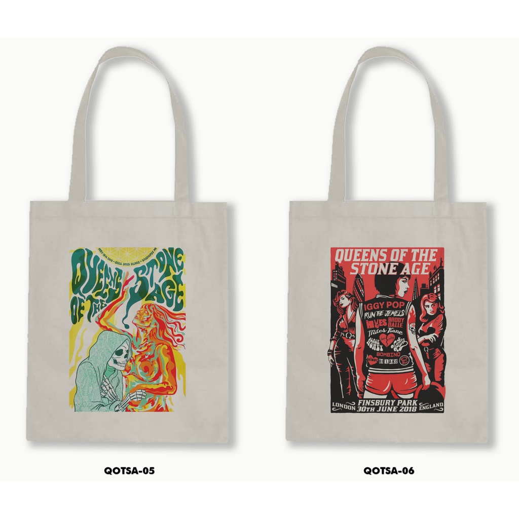 TOTE BAG BLACU - QOTSA/QUEENS OF THE STONE AGE