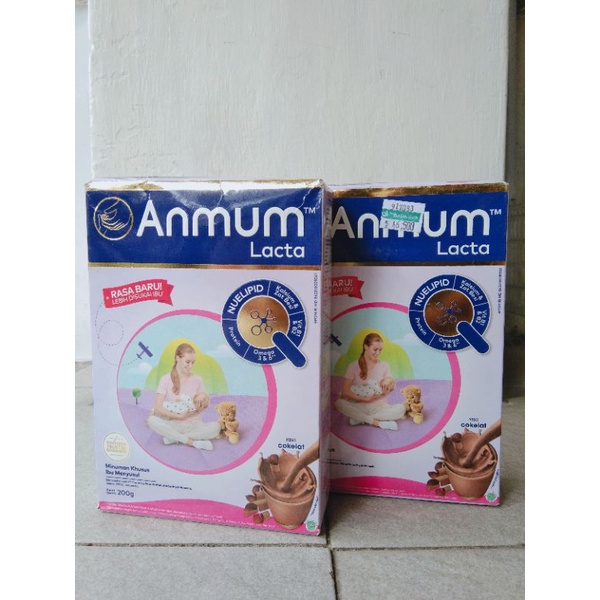 Anmum Lacta 200gr (kardus luar penyok)