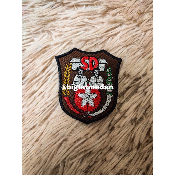 Patch Logo OSIS SD, Bordir Logo OSIS SD