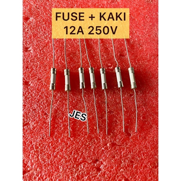 FUSE 12A 250V PLUS KAKI ORIGINAL RoHS