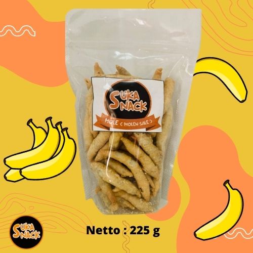 

makanan ringan cemilan snack sale molen pisang mini original homemade