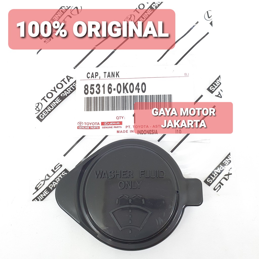 TUTUP TABUNG WIPER-WASHER TOYOTA INNOVA - FORTUNER 85316-0K040