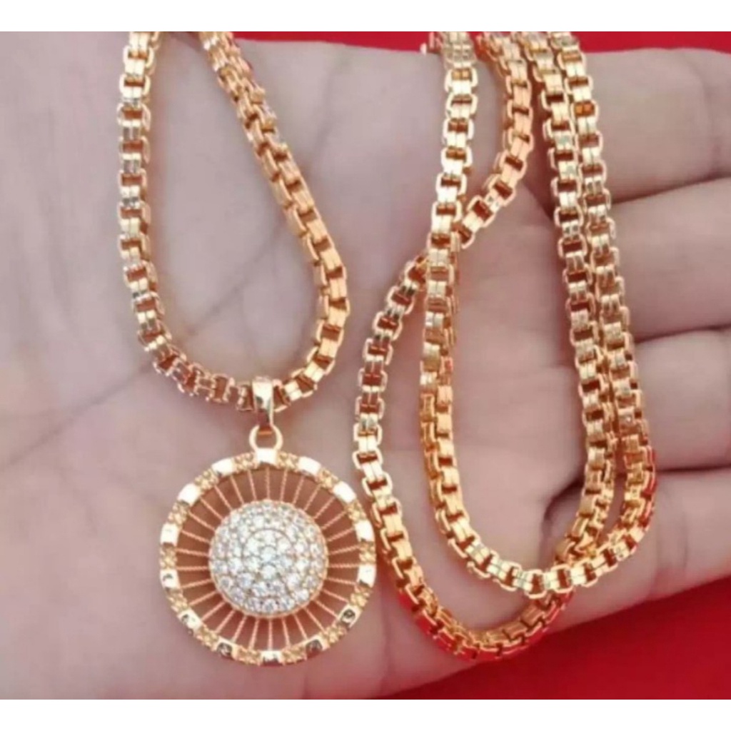 COD Kalung Milano Panjang 60cm-75cm Free Liontin Cantik Anti Karat Perhiasan Xuping Tidak Mudah Luntur Model Terlaris