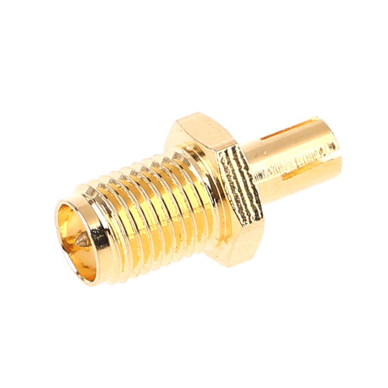 btsg NEW TS9 To RP-SMA Female Adapter Converter RP SMA Jack Gold HOT