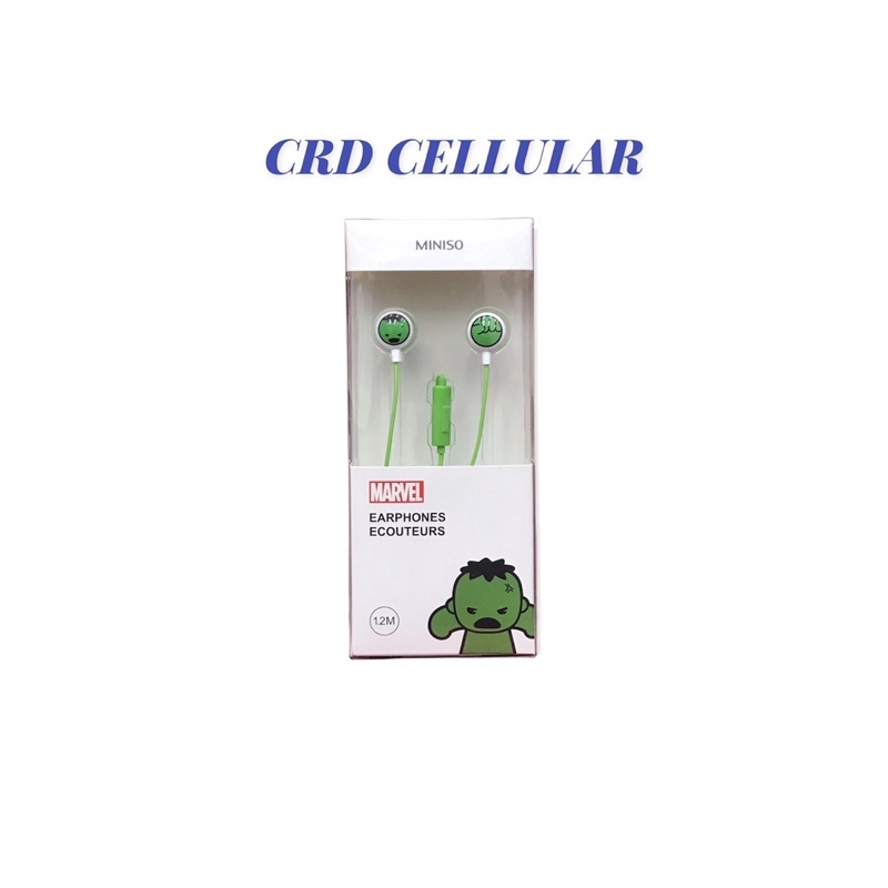 earphone miniso Marvel edition