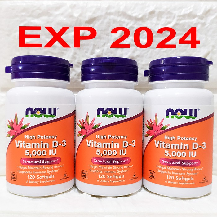 Jual Now Foods Food Vitamin Vit D3 D 3 5000 Iu Now Food Vit D3 5000 Iu 9417