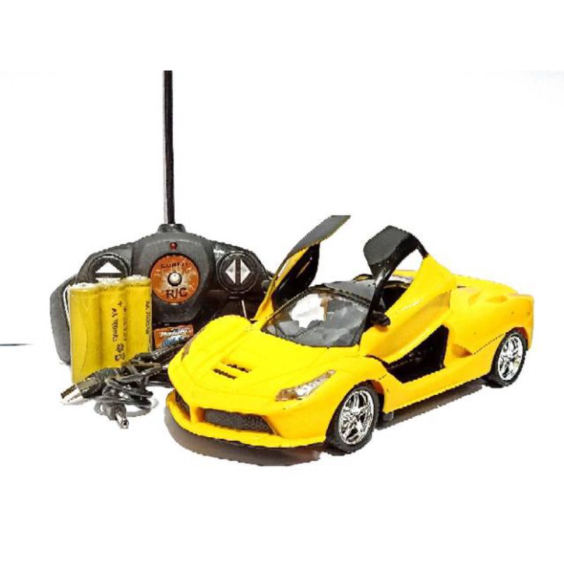 Mobil remote control Lamborghini buka pintu charger modern team