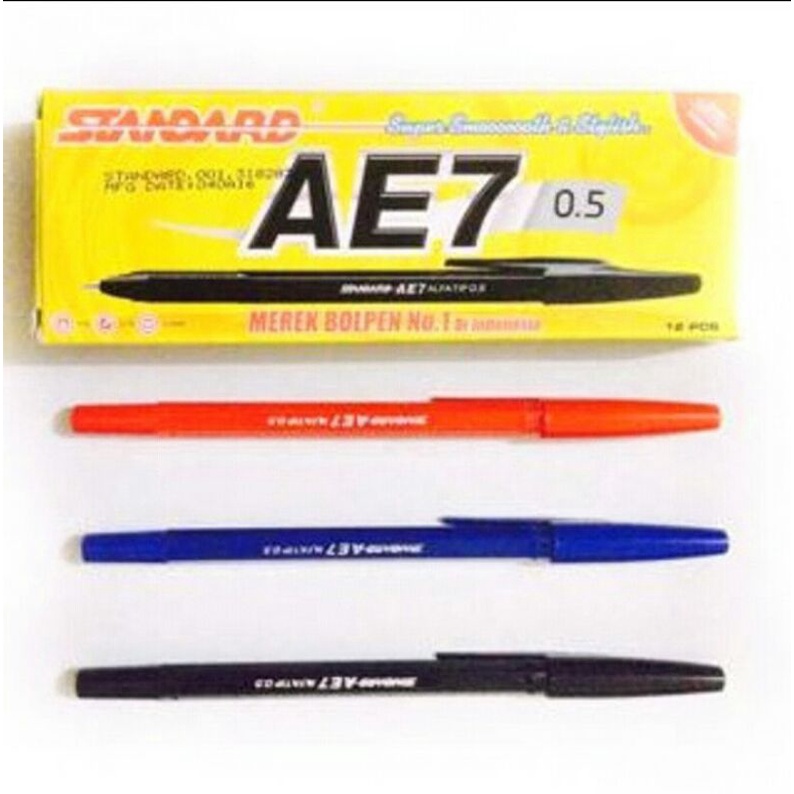 

pen bolpen standart AE-7 (12pcs)