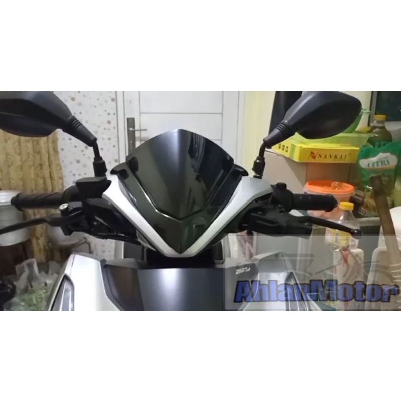 VISOR Vario 125-150 Seris Jenong HITAM /Visor Murah Vario 125-150 new 2020 /Visor Murah MATIC VARIO